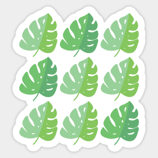 Tropical Leaves Sticker